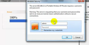 Router browser authentication